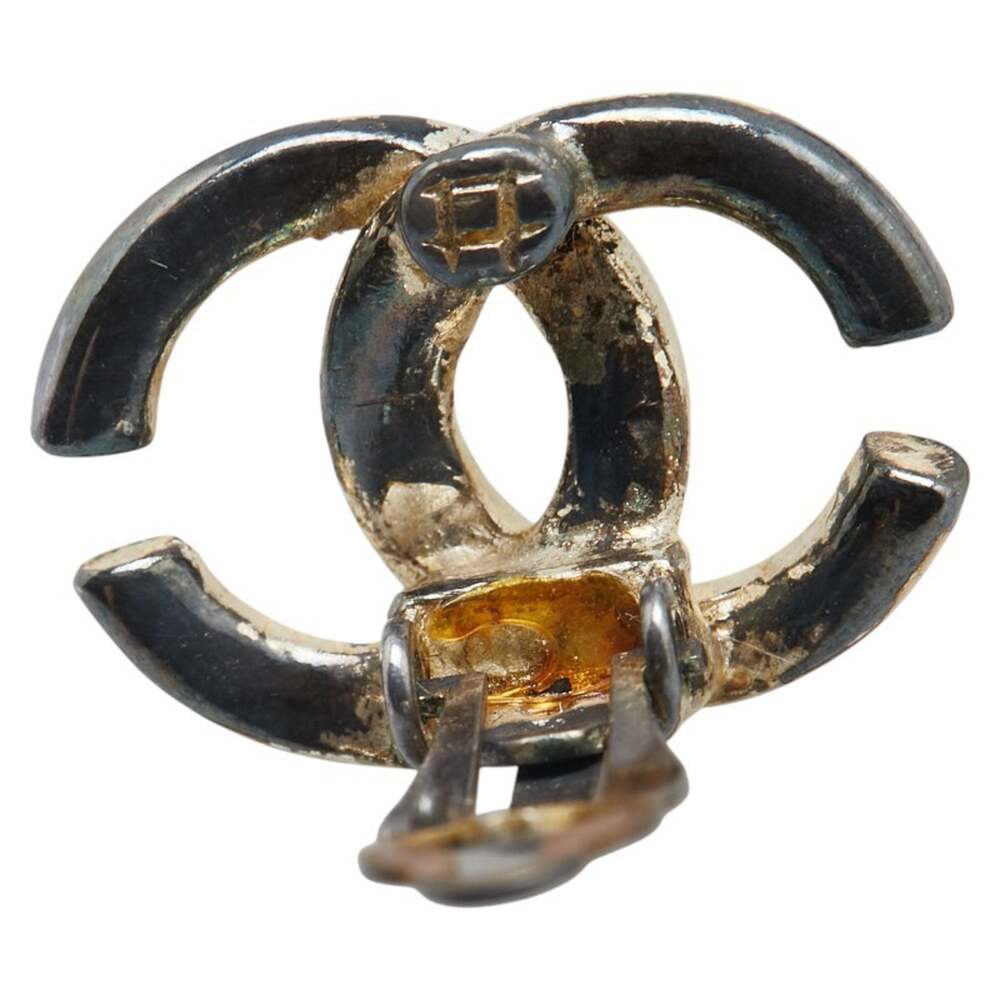 Chanel Cc Logo Clip-On Earrings Metal #209204C48B - Picture 4 of 6